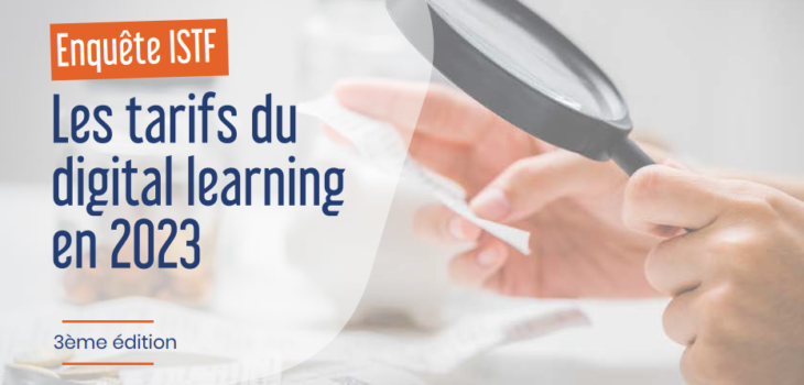 les tarifs du digital learning 2023 enquete barometre istf