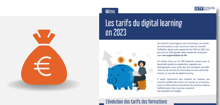 mémo les tarifs du digital learning en 2023